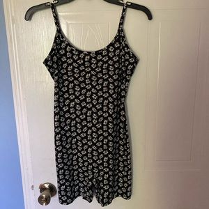 American Eagle daisy bodysuit shorts